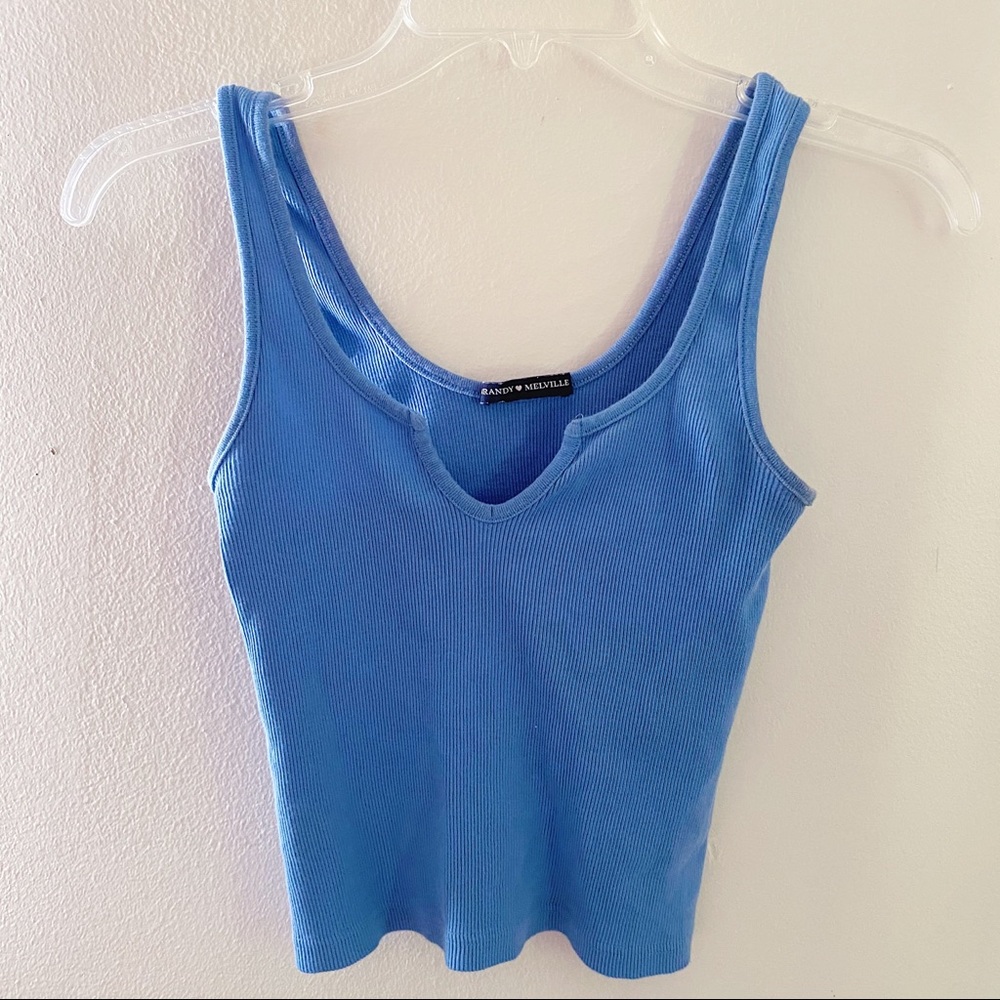 BRANDY MELVILLE blue richie tank